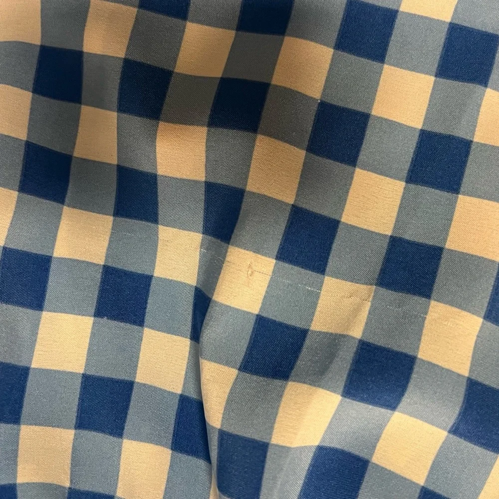 Goodnight Macaroon Blue and White Gingham Maxi Dress - Picture 5 of 7